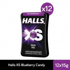 Halls XS Sugar Free Blueberry Candy (25s x 12)